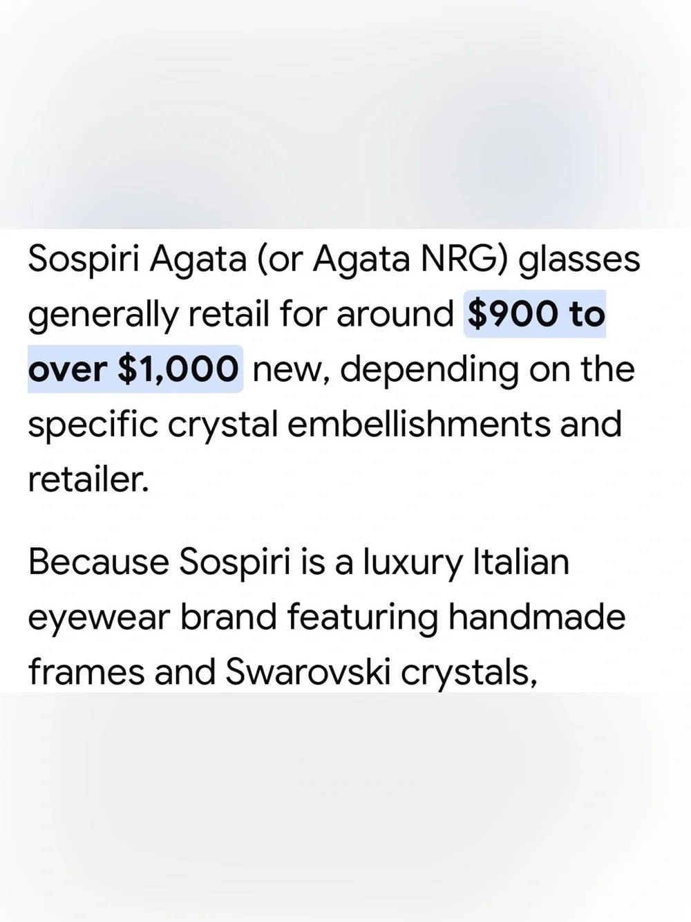 Sospiri Agata NRG Crystal-Embellished Glasses - Black